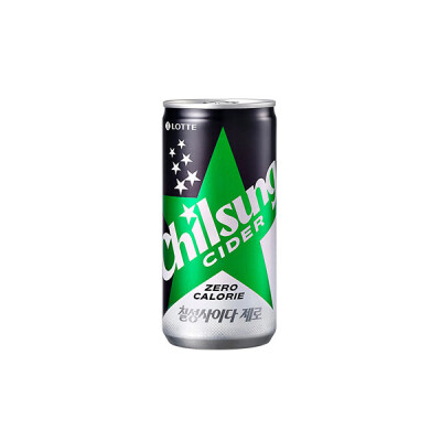 Chilsung Cider/Zero/210ml30/Carbonated Drink/Zero Cider/Beverage