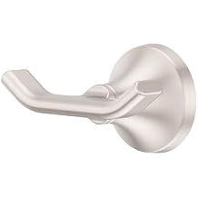 Pfister Vedra Towel Hook, Bathroom Towel & Robe Hook, Wall-Mounted, Screw-in, Spot Defense Brushed Nickel Finish, BRHVED0GS