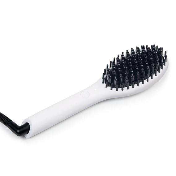 InStyler Straight UP Mini Ceramic Heated Styling Brush | Travel Size | Fast Heating up to 400? | 45 Individual Ceramic Heating P