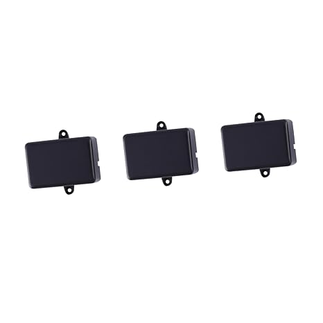 Black Plastic Electrical Enclosure Box Waterproof Project Case 3Pcs