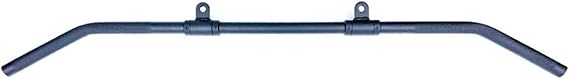 LAT Pull Down Bar with Revolving Double Hook for Dual Pulley Cable Machines, Functional Trainer Multi-Purpose Attachment, 45.67INCHS