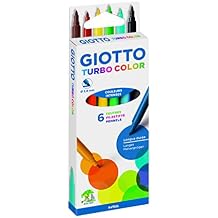 Giotto Turbo Colour Fibre Tip Assorted 4156
