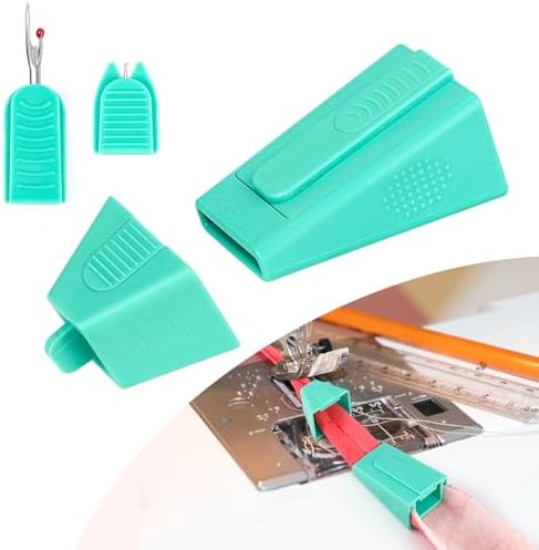 TIGARI Bias Tape Maker, Fabric Tube Maker for Jelly Rolls Rugs Tool with Needle Threader and Seam Ripper, DIY Sewing Supplies and Accessories Day Gift