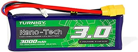 Turnigy Nano-Tech Plus 3000mAh 3S 70C Lipo Pack w/XT90