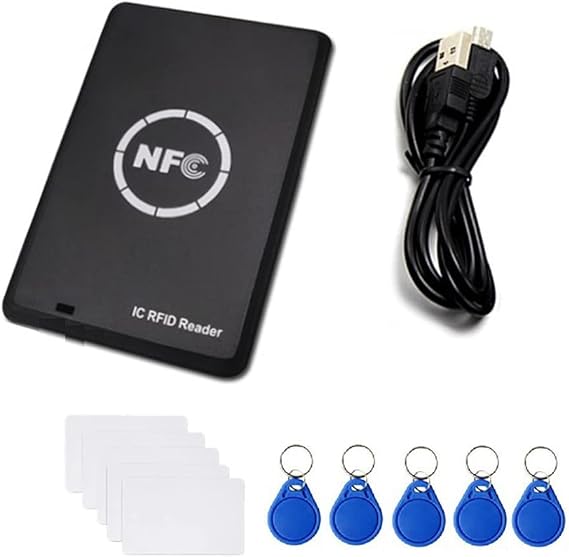 RFID Copier Duplicator Key Fob NFC Smart Card Reader Writer 13.56MHz Encryption Programmer USB UID 4305 Card Tag Copy