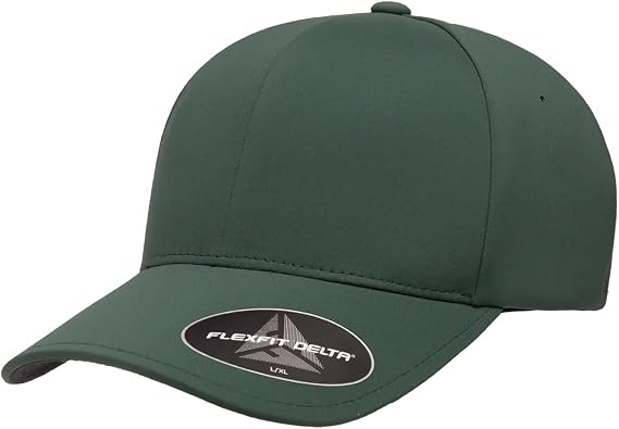 Flexfit Men's One Size Delta Seamless Cap, Maroon, Large-X-Large