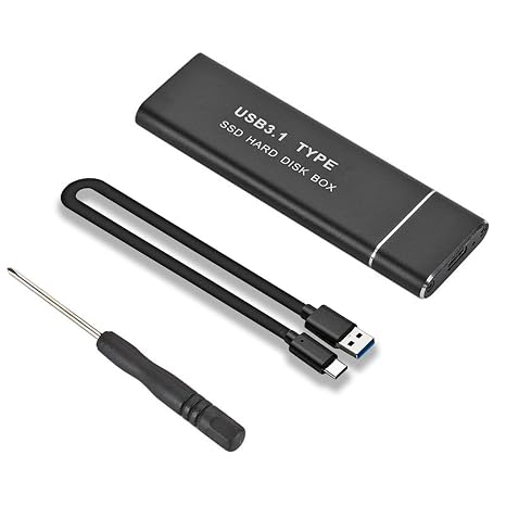 DollaTek M.2 SATA Adapter USB 3.0 to NGFF SSD External Enclosure SATA III Case 2280 2260 2242 2230 B Key NGFF SATA3 Caddy UASP 6Gbps for Win10 / 8/7 / VISTA/XP/Linux/Mac OS