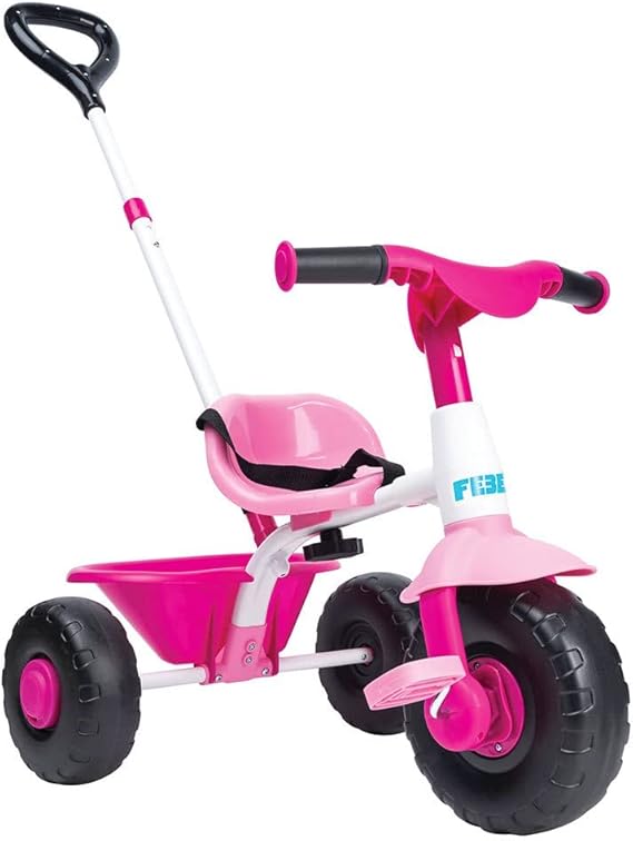 Feber FEBER- Tricycle Trike 2 in 1, Children from 3 Years, Pink (Famosa 800012811)