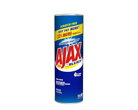 Ajax Powder Cleanser with Bleach - 21 ounce (Pack of 12)