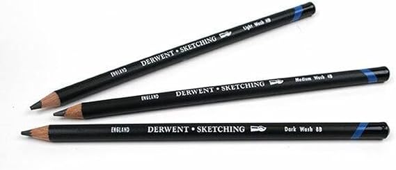 Derwent Water Soluble Sketching Pencil 8B