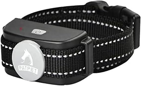PATPET Receiver Collar Replacement for PATPET 301 Series, Black Nylon, IPX5 Rainproof, 3 Modes, Long Standby, All Breeds Dog