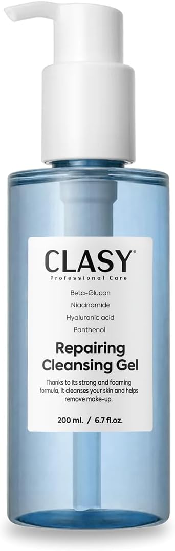 CLASYCARE Repairing Pore Firming Facial Cleansing Gel – Gentle Moisturizing Facial Cleanser for Sensitive and Combination Skin, Daily Facial Wash and Makeup Cleanser, 200 ml