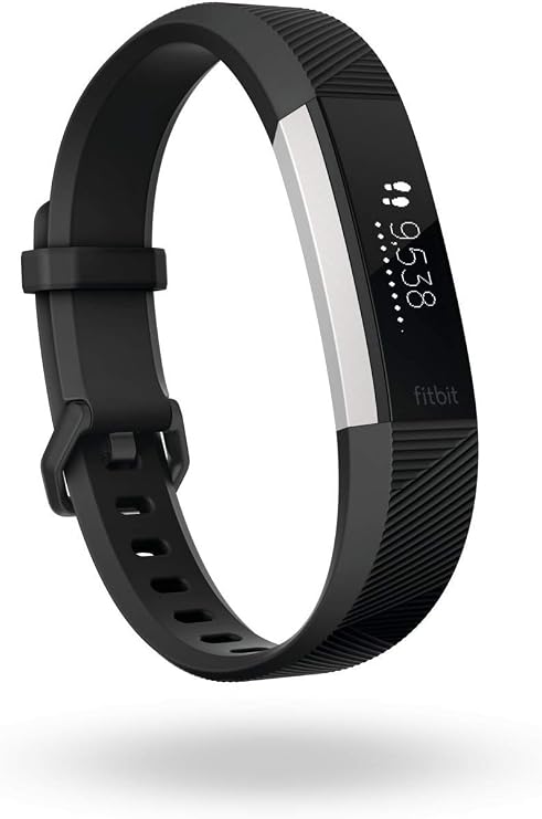 Fitbit Alta HR, Black, Large (International Version)