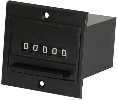 Low Cost Reset Electromechanical Counter, Panel Mount, Rugged Design, Large Easy To Read Charaters, Easy Installation, Low Maintaince, part # 0779185-201