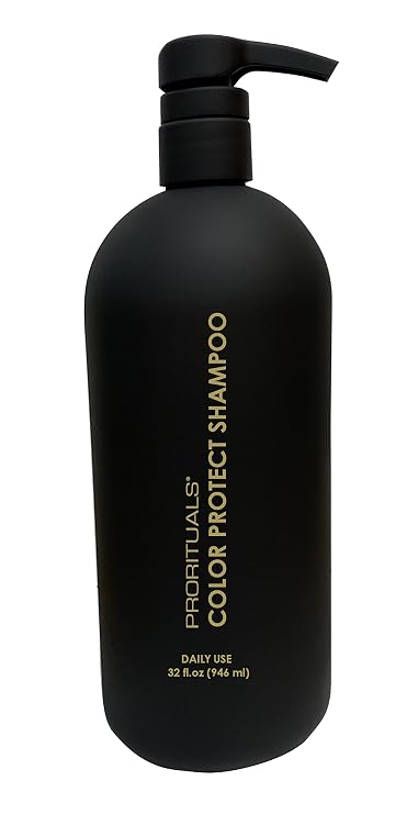 Prorituals Color Protect Shampoo for Color Treated Hair - Large Size, Natural, Color Safe Shampoo with Keratin, Anti Hair Loss & Moisturizing for Damaged Hair, 32 fl oz
