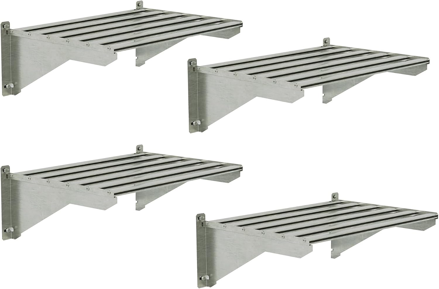 Palram - Canopia Heavy Duty Greenhouse Shelf Bundle 4 piece