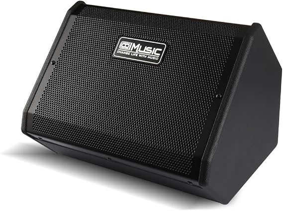 COOLMUSIC Drum Amplifier 50W, Electric Drum Speaker Keyboard Amp, OTG Recording, Mic/Line Input, Reverb & EQ Control