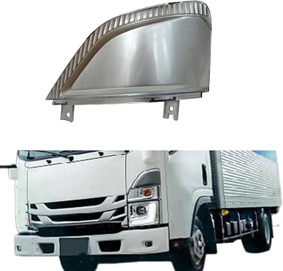 Left Driver Side Headlamp Garnish Compatible with ISUZU NPR-HD NPR-XD NQR NRR FTR,NMR85,FRR90,700P 2023 2024 Replace 8976598991,8976598990
