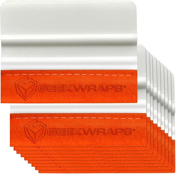Geek Wraps 4 Inch Marine Squeegee - 10 Pack
