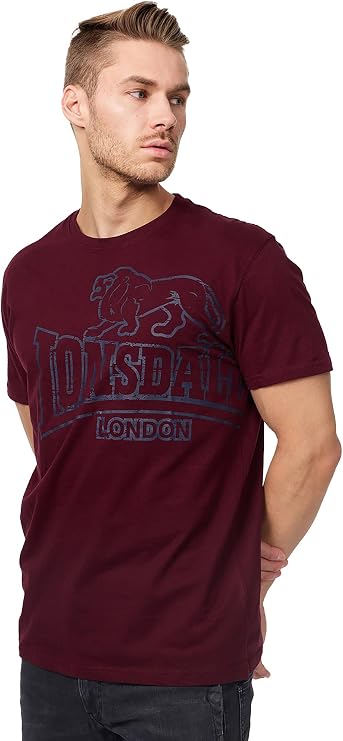 Lonsdale Logo t-Shirt LANGSETT, Regular-Fit