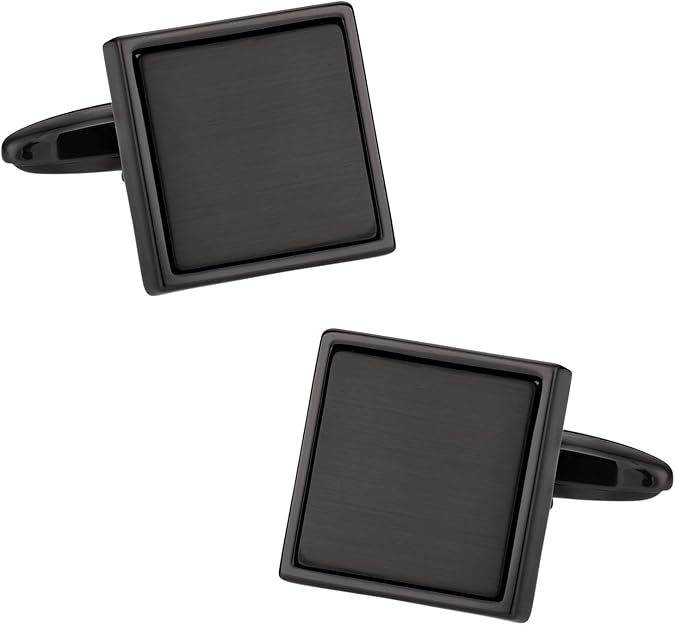 Cuff-Daddy Gunmetal Blacked Out Cufflinks with Presentation Box