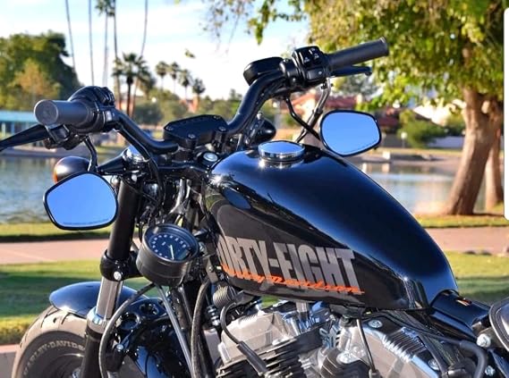 JBSporty to fit Harley Davidson Sportster 48 Black Out Vinyl Decal Fork Kit for the 2010-2015 48 (Bonus 2 Extra Sheets)