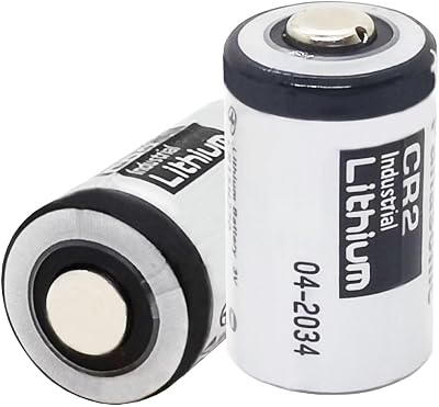 WEIMAA 2 Pack CR2 3V Lithium Battery 850mAh CR15H270 Battery with 10-Year Shelf Life for Temperature Sensor Non-Rechargeable