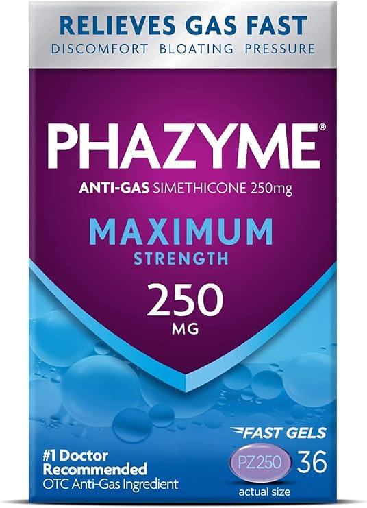 Phazyme Maximum Strength Softgels, 36 ea, (Single Pack)