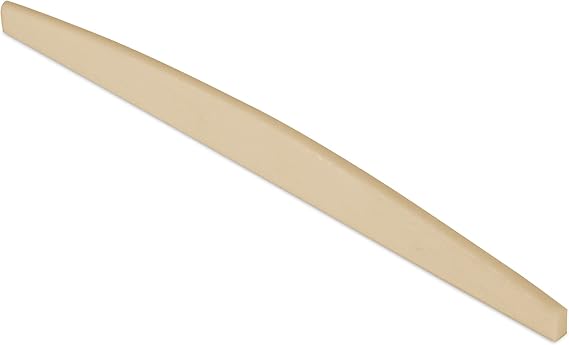 StewMac Unbleached Shaped Bone Saddle for Martin Guitar