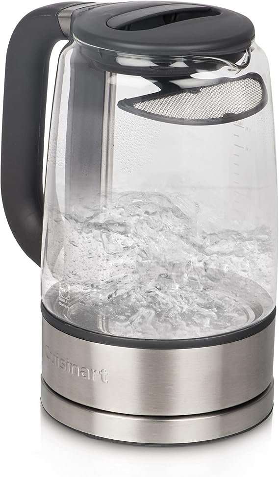 Cuisinart GK-17N Viewpro Cordless Electric Kettle, Silver 1.7 Liter