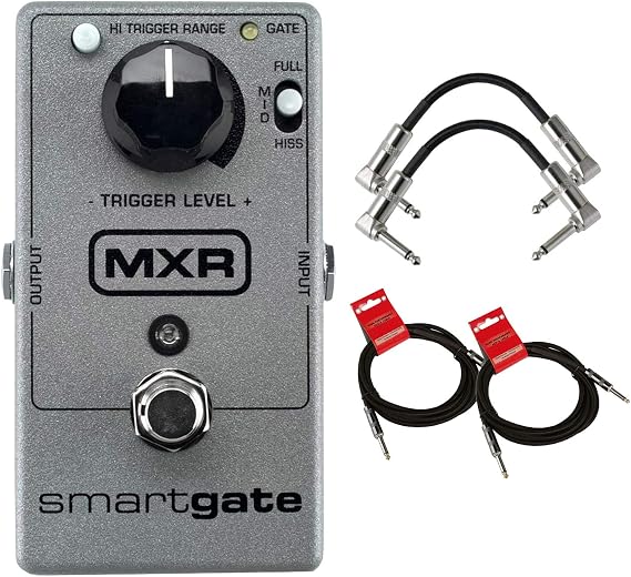 MXR M-135 Smart Gate Noise Gate Pedal with 4 Free Cables!