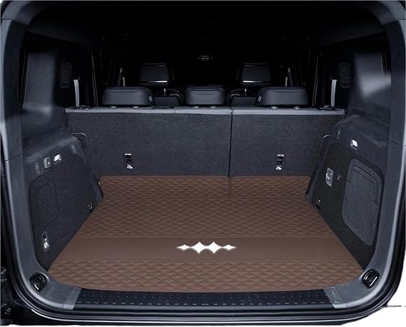 for Formula Leopard 5 Denza B5 2024-2026 Car Boot Mat Rear Trunk Liner Cargo Protection Artificial Leather Accessories(G)