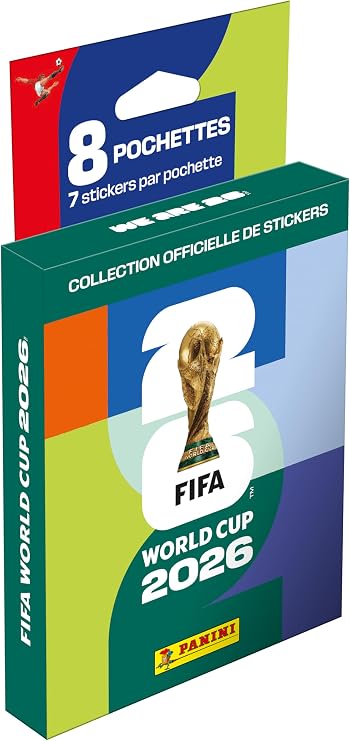 Panini FIFA World Cup 2026 Sticker Blister Pack with 8 Envelopes