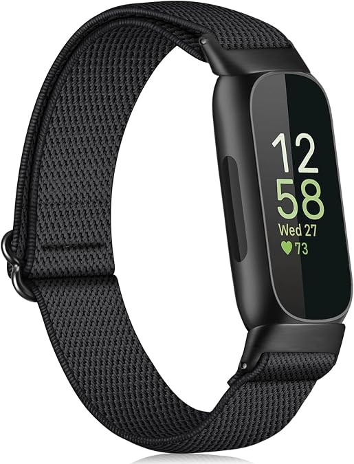FINTIE Soft Elastic Bands Compatible with Fitbit Inspire 3