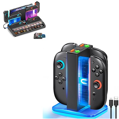 for Ultimate Nintendo Switch 2 Bundle: Charge & Organize Like a Pro!