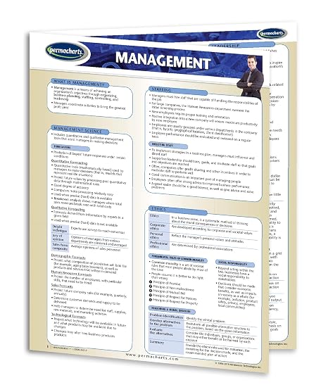 Management Guide - Business Quick Reference Guide by Permacharts