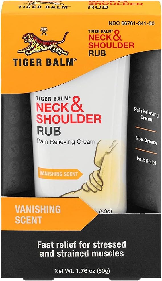 Neck/Shoulder Rub,Tiger Balm 5 Pk