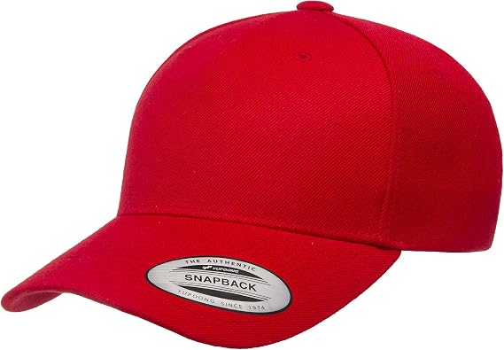 Yupoong Men's Yp ClassicsTM 5-Panel Premium Curved Visor Snapback Cap