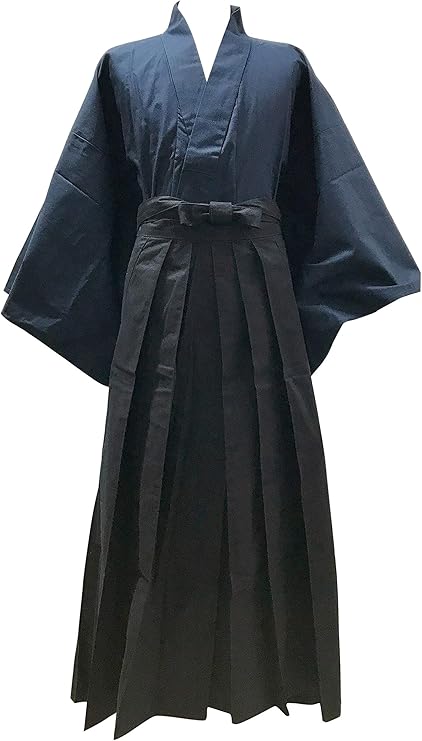Edoten Japanese Samurai Hakama Uniform NV-BK M