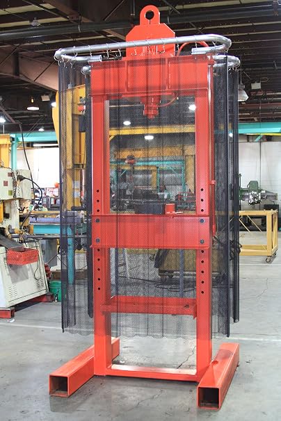 GuardianCoil Hydraulic Press Guard Kit - 51" x 75", Safety Black